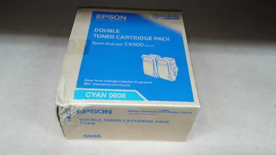 Imagen del producto de Toner EPSON C13S050608 para la impresora ALC9300N. Tóner (2) de color cian