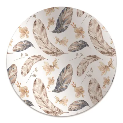 Obrázek produktu pro Kulatá ochranná podložka pod podlahu - Ochranná podložka pod židli - Podložka pod podlahu - 140x100 cm - Padající listy