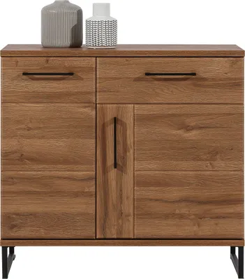 Productafbeelding van Furniture24 Kommode IVO IV2: Kast, woonkamerkast met 2 deuren en 1 lade