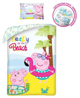 Produktbild von Peppa Pig Bettbezug Summer ready 140 x 200 cm Baumwolle