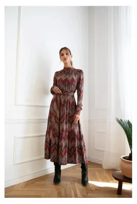 Produktbild von Kleid STYLOVE S291 BRAUN Größe: XL