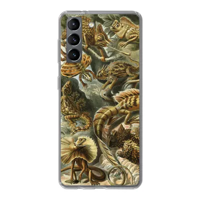 Produktbild von MuchoWow® Handyhülle Schutzhülle Hülle für Samsung Galaxy S21 Lacertilia - Alte Meister - Kunst Silikon Softcase Handy Hülle - Softcase