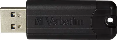 Produktbild von Verbatim PinStripe 3.0 - USB 3.0-Stick 32 GB  - Schwarz, 32 GB, USB Typ-A, 3.2 Gen 1 (3.1 Gen 1), Dia, 7 g, Schwarz
