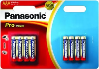 Obrázok produktu pre Panasonic Batteries Panasonic Pro Power battery LR03PPG/8B (6+2)