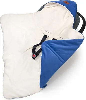 Obrázok produktu pre Pepi Detská deka do autosedačky - deka s Minky Fleece - Cuddle Blanket Detská deka do autosedačky - 90×90 cm - modrá