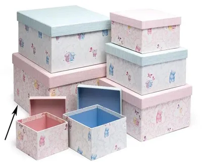 Zdjęcie produktu dla Zestaw pudełko ozdobne 25x25x16,5 x2