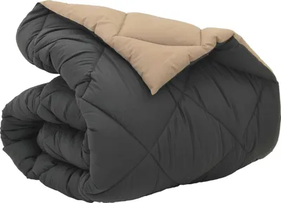 Obrázek produktu pro Zimní přikrývka vidaXL, 140 x 220 cm, 450 g/m², barva: antracit a taupe