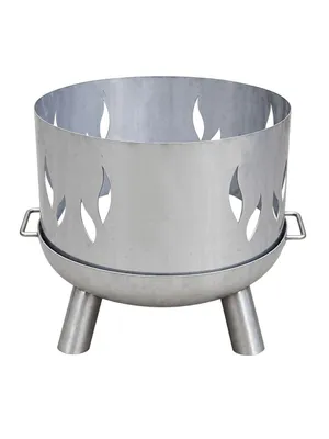 Produktbild von Feuerschale Alpha 55 cm Edelstahl inkl. Aufsatz 550 mm