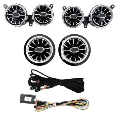 Imagen del producto de Rejilla de ventilación delantera en 64 colores para Mercedes Clase E W213, Clase S W222 (modelo C238) de 2016 a 2019.