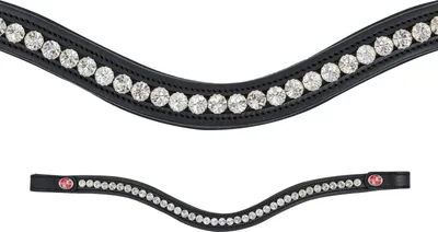 Produktbild von Kieffer Stirnband FlexiLoop - Large Crystal Clear, Warmblut