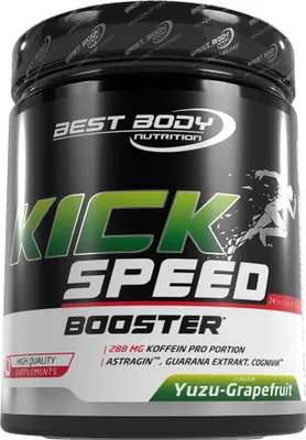 Produktbild von Best Body Nutrition - Professional Kick Speed Booster - Yuzu Grapefruit - 600 g Dose