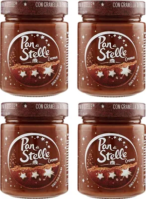 Produktbild von Pan di Stelle Crema Spalmabile Haselnuss Streichfähige Sahne [ 4 x 480gr ]