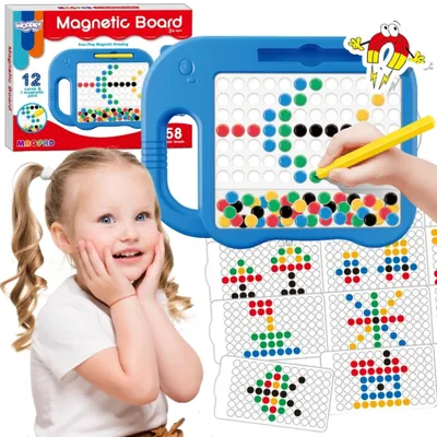 Image de WOOPIE Tableau magnétique Montessori pour enfants MagPad Elephant