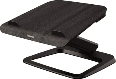 Zdjęcie produktu dla Fellowes 8064301, Podstawka na notebooka, Czarny, Stal, Drewno, 48,3 cm (19"), 4,5 kg, 102 - 406 mm