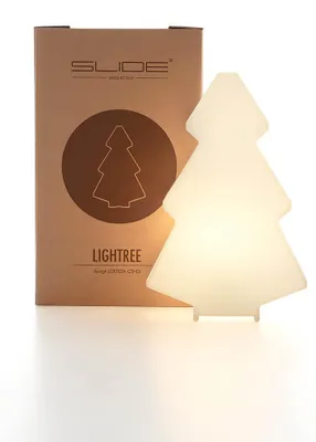 Produktbild von Stehlampe Modernes Design Weihnachtsbaum Tisch Slide Lightree - Weiß