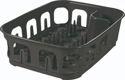 Zdjęcie produktu dla CURVER stojak na naczynia Essentials prostokątny w kolorze szarym, tworzywo sztuczne, 39,1 x 29 x 10,9 cm