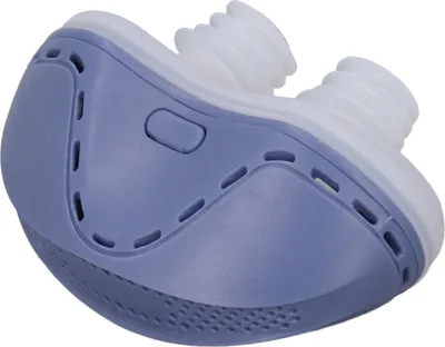 Image de Appareil électrique pour prévenir le ronflement. Respiration facile. Améliore la qualité du sommeil. Solution ergonomique. Bleu