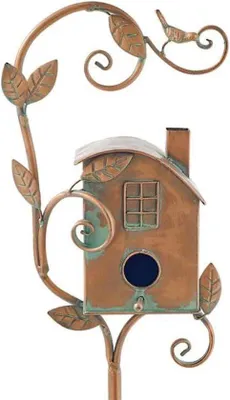 Image de Nichoir en métal : décoration pour le jardin et la terrasse