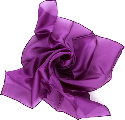 Produktbild von Nickituch Seidentuch violett lila Seide 55x55cm