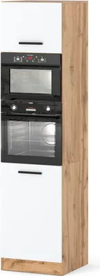 Zdjęcie produktu dla Szafka Kuchenna Słupek Modułowy Stojący Blande 60Cm Wotan Biały Mat