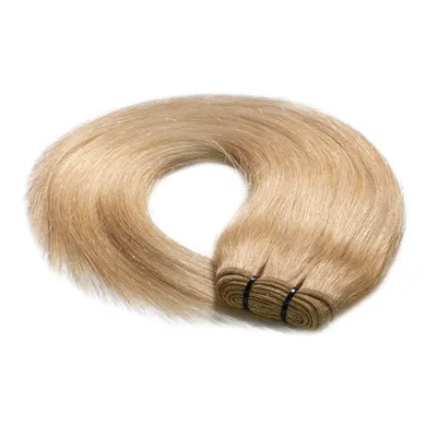 Immagine prodotto di hair2heart bacchette di capelli umani premium per cucire estensioni dritte - 40cm 100g 9/0 biondo chiaro