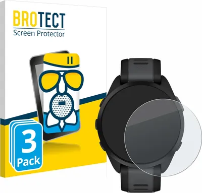 Produktbild von 3x BROTECT Schutzglas für Garmin Forerunner 165 Schutzfolie Displayschutz Display Schutz Glas Folie matt
