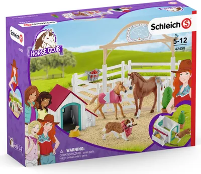 Produktbild von Schleich Horse Club Hannahs Gastpferde mit Hündin Ruby, 42458