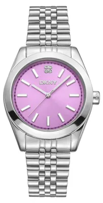 Produktbild von DKNY Damenuhr Quarzuhr silber onesize Damen 32 DK1L029M0045, DK1L029M0065, DK1L029M0085