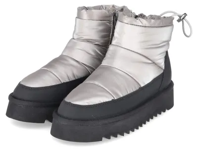 Imagen del producto de Botas de invierno para mujer Tamaris, color plateado, material sintético, talla 36
