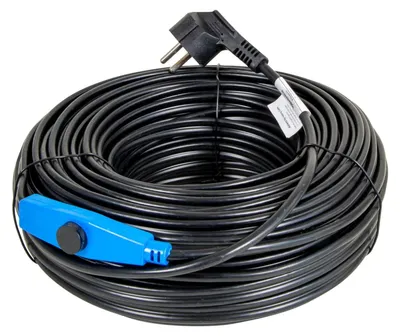 Produktbild von horizont Frostschutz-Heizkabel 230 V – 36 m - Heizband mit Thermostat für Wasserleitungen, frostfrei bis -45 °C