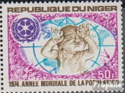 Produktbild von Briefmarken Niger 1974 Mi 418 (kompl.Ausg.) postfrisch Weltbevölkerungsjahr