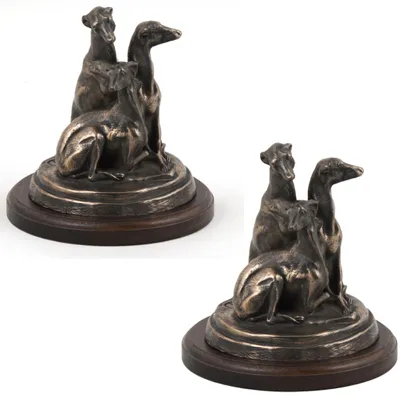 Productafbeelding van Art-Dog Decoratief beeldje – Whippet – gegoten uit bronspoeder en hars