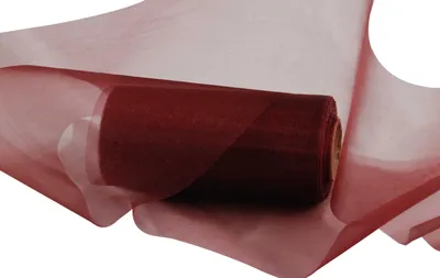 Produktbild von Organzaband 12 cm x 25 m bordeaux-rot