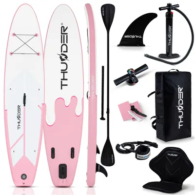 Produktbild von THUNDER Candy Stand Up Paddle Board 350x81x15cm Weiß Rosa bis 150 kg
