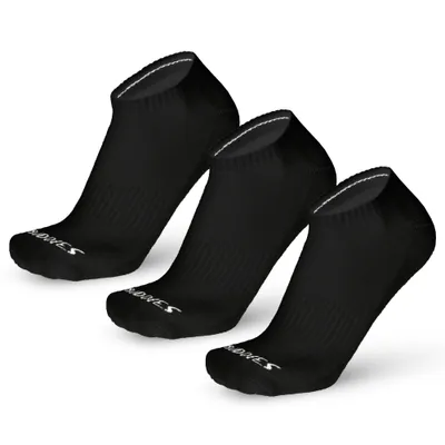 Produktbild von Socken Buddies, Classic Sneaker Buddies, Sneaker Socken, 3 Paar, schwarz, 39-41