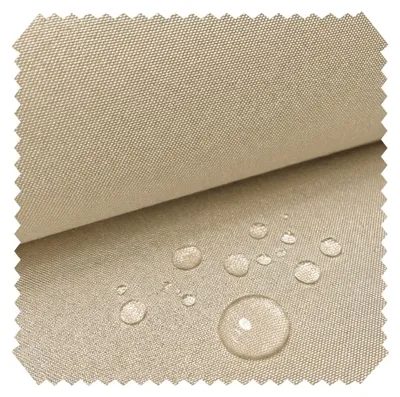 Produktbild von novely® OXFORD 310D SUN Outdoor Stoff Lichtecht (UV 7–8/8) 1 lfm | Wasserabweisender Markisenstoff für Gartenmöbel, Kissen & Außenbereich - Farbe: 14 Beige, KI-generiertes Bild