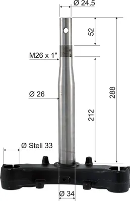 Produktbild von Gabelbrücke RMS für Honda SH 125ccm Ie, 53219-K01-900
