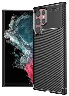 Zdjęcie produktu dla Techsuit CarbonFiber etui na Samsung Galaxy S22 Ultra 5G – czarne