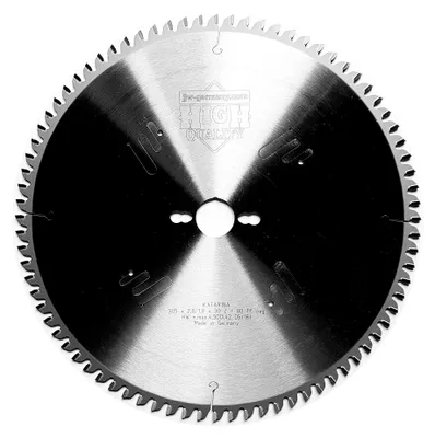 Image de Lame de scie circulaire 305 x 30 mm - 80 dents en carbure de tungstène - Lame de scie pour travail du bois