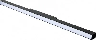 Image de Profilé LED sur Rail Magnétique 48V 20W Dimmable Noir - Blanc Neutre 4000K - 5500K