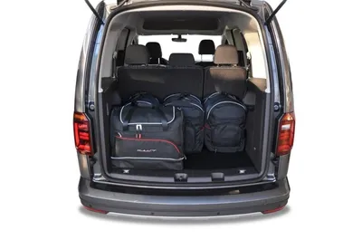 Produktbild von Vw Caddy 2015-2020 Kofferraumtaschen Set 5 Stk