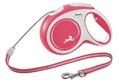 Produktbild von Flexi New Comfort M Cord 5 m, Hund, Rückziehbare Leine, Rot, Kabel/Schnur, 20 kg, Einfarbig