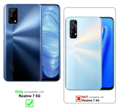 Obrázek produktu pro Cadorabo Case for Realme 7 5G Protective Case in Purple Pouzdro na mobilní telefon s magnetickým zavíráním