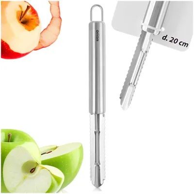 Image de Éplucheur à légumes et à fruits en acier KITCH 20 cm, ustensile de cuisine, couteau à éplucher professionnel