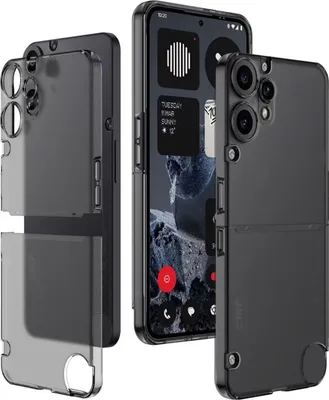Produktbild von Für Nothing CMF Phone 2 Pro GKK Skin Feel Matte Design Schutz Hülle Schwarz