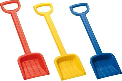 Produktbild von POLESIE Kinderschaufel aus hochwertigem Kunststoff, ca. 57 cm lang, mit Tragegriff