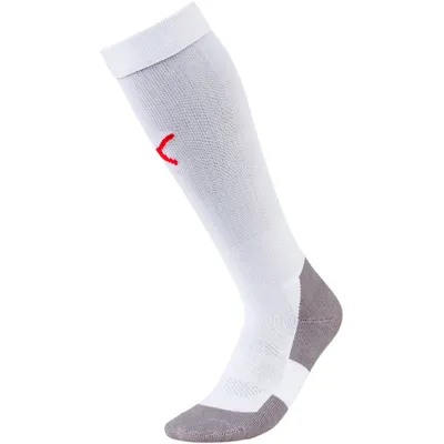 Produktbild von Puma Teamliga Stutzenstrumpf - Weiß / Rot