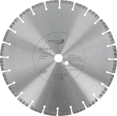 Produktbild von PRODIAMANT Diamanttrennscheibe 350mm Beton Laser Turbo B711 Bohrung 25,4mm