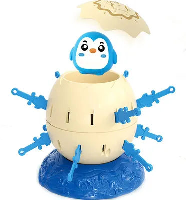 Produktbild von Desktop-Tier-Eimer-Spiel, Stich, Auswurf, Stressabbau, Interaktion, lustiges Fass-Spielzeug für Kinder, Blau