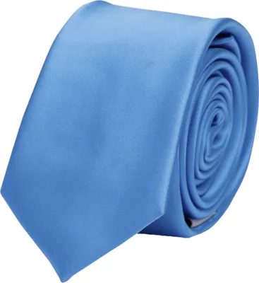 Produktbild von Fabio Farini - 1 Stück Herren Krawatte Blautöne - verschiedene Blaue Männer Schlips in 6cm Schmal (6cm), Blau Einfarbig Uni - Uranus